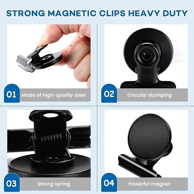 DIYMAG Magnetic Clips, 60 Pack Personalized Sculpture Photo Frame Collage - Image 5