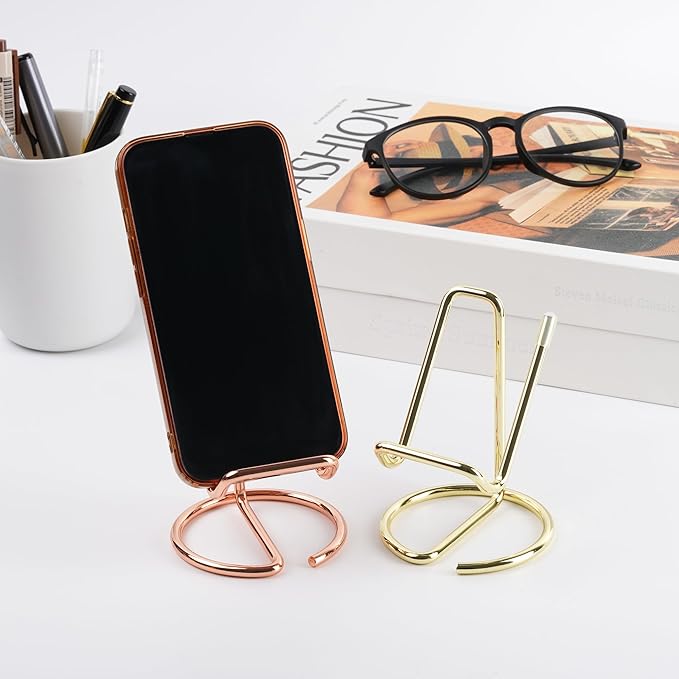 Business Card Holder for Desk, Cute Metal Card Organizers and Office Desk - Image 5