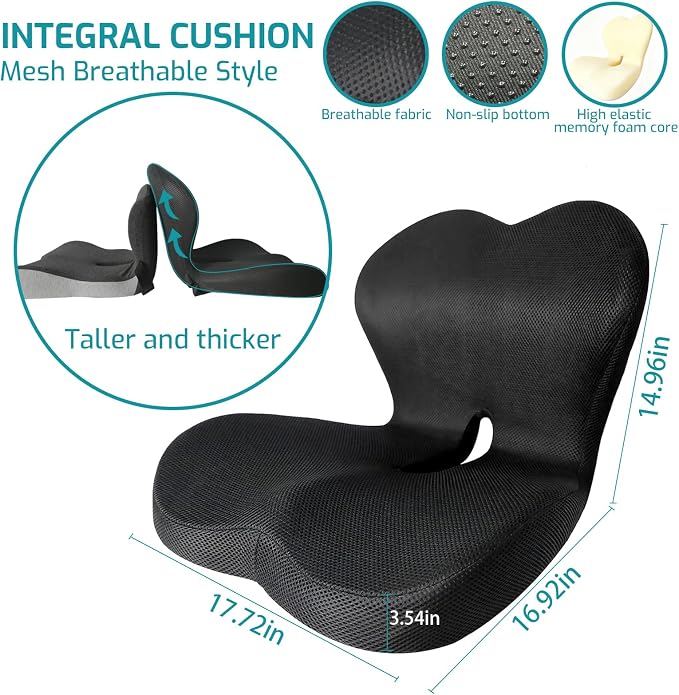 Memory Foam Seat Cushion, Office Chair Cushion - Image 6