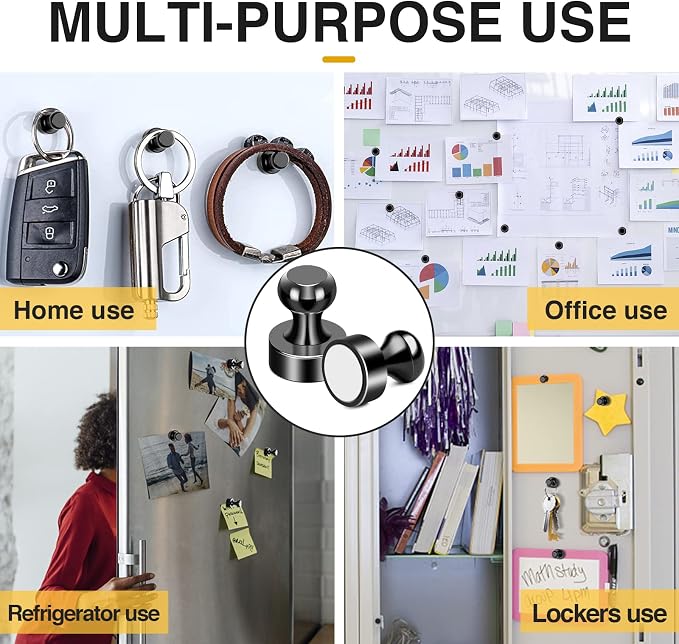 MIKEDE Whiteboard Magnets, Kitchen and Map Magnet - Image 7