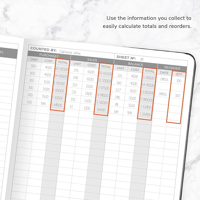Clever Fox Inventory & Sales Log Book - Image 4