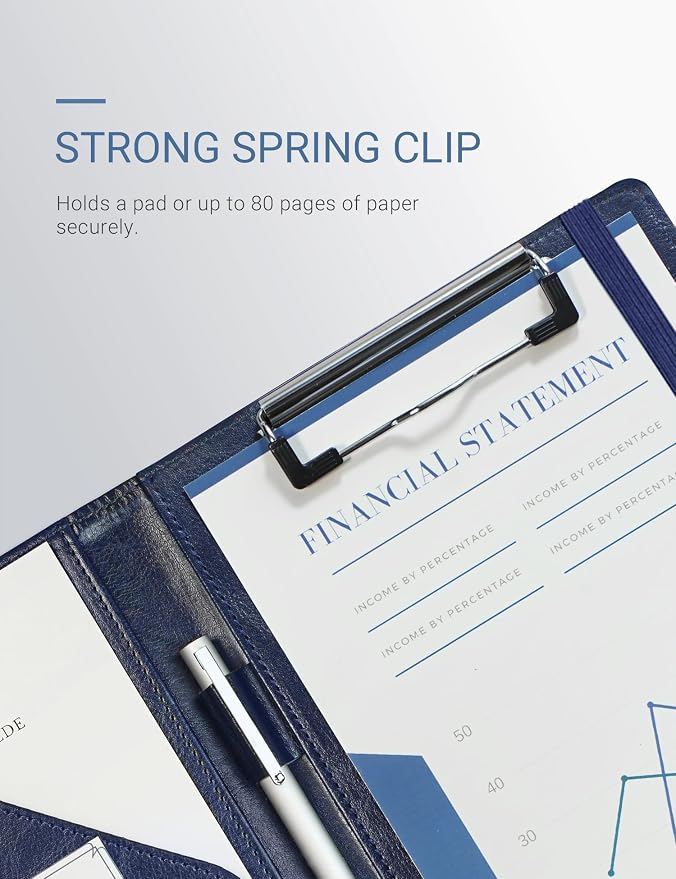 Small Padfolio Clipboard A5 Folder - Image 6