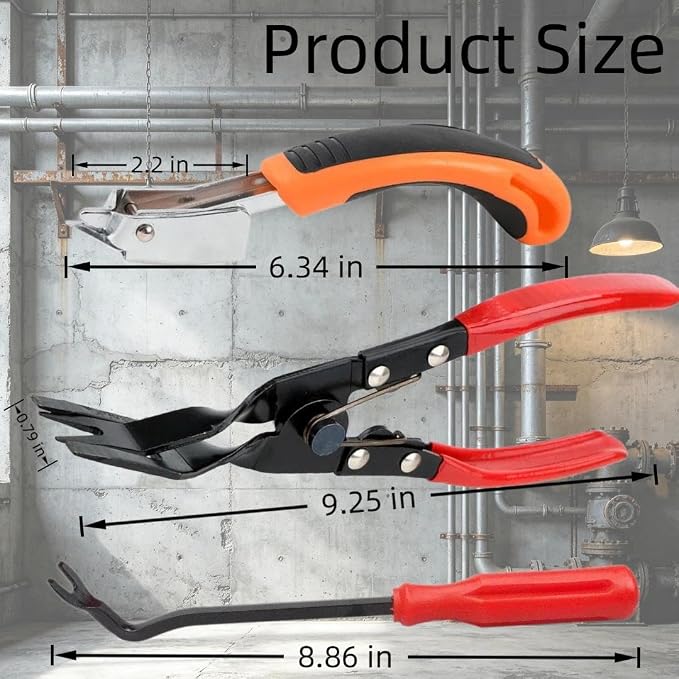 3-in-1 Heavy Duty Staple Remover Set – Professional Upholstery Staple Puller - Image 3