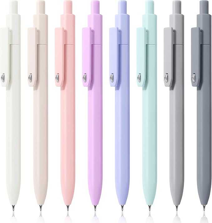 Vitoler Cute Gel Pens, 8 Pack 0.5mm Fine Point Pens by VITOLER