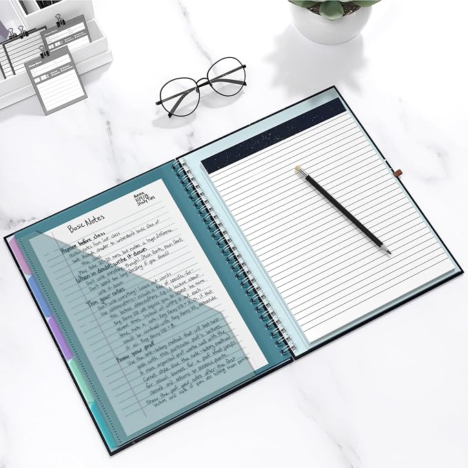 Hongri Clipboard Folio with Refillable Lined Notepad, 8.5 x 11 Folders with - Image 7