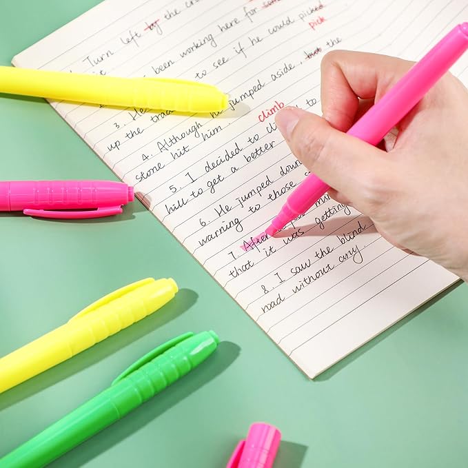 Seajan 120 Pack Highlighters Assorted Colors Highlighter Markers Chisel Tip Highlighter Pens Quick Drying Markers Bulk for Adults Home Office Supplies(Bright Colors)-DeskLoop Office