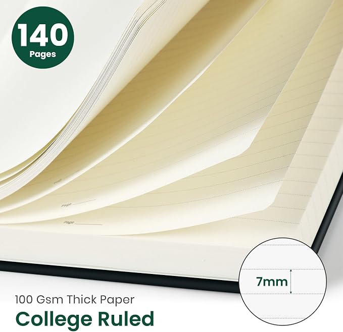Taja Lined Spiral Notebook Journal - Image 2