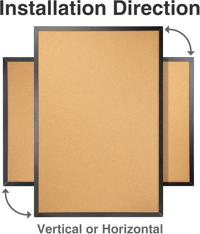 OWLKELA 24'' x 36'' Cork Board Bulletin Board, Vision Board and Decorative - Image 4
