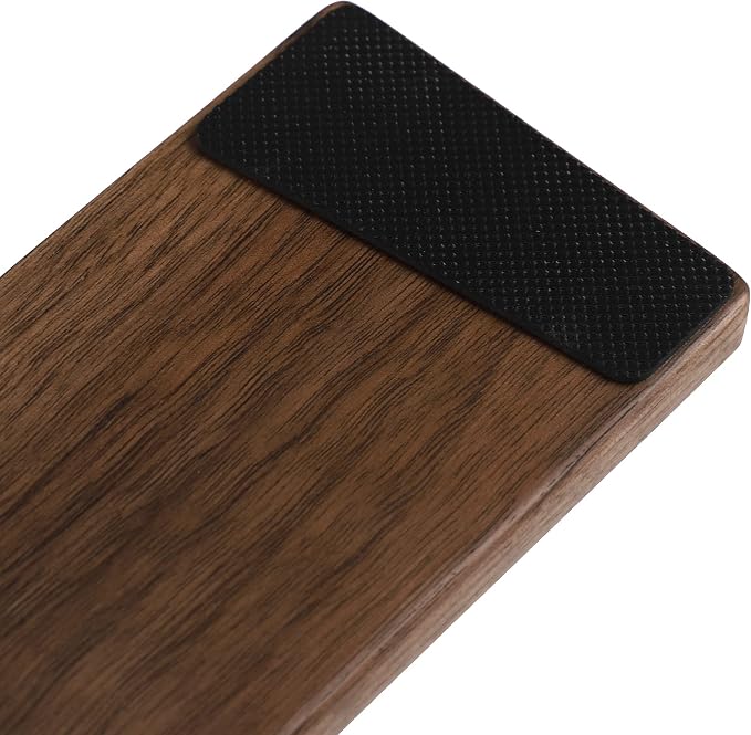 Ergonomic Wooden Wrist Rest Solid Wood Walnut - Image 5