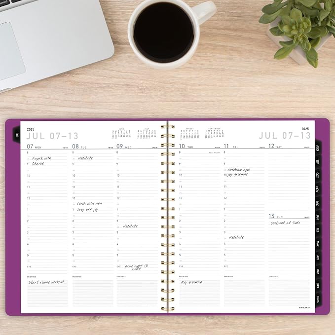 AT-A-GLANCE Planner 2025-2026 Academic, Weekly & Monthly, Half-Hourly - Image 2