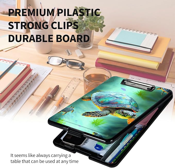 A4 Clipboards, Heavy Duty Waterproof Nursing Plastic Folder Clipboard - Image 6