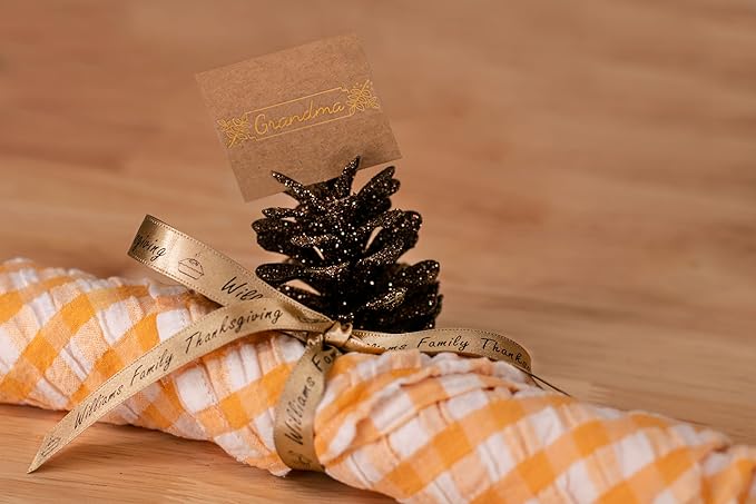 Epson LABELWORKS 218GCPX Genuine PET (Polyester) Tape Cartridge - Gold on Clear Designer Craft Label Maker Tape - 3/4" (18MM) Wide, 30'-DeskLoop Office