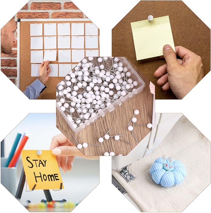 200pcs Map Push Pins, Round Head Map Tacks - Image 7