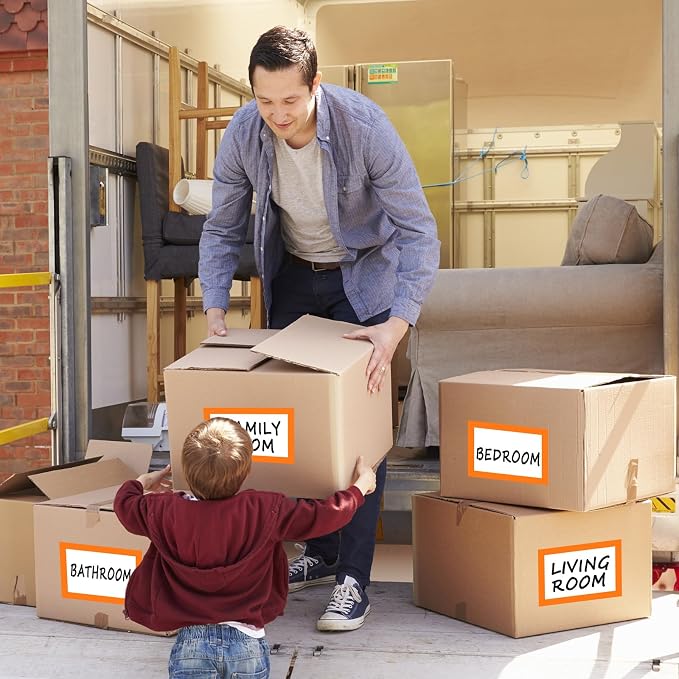6 x 4 inch Large Moving Labels for Boxes, Blank Moving Boxes Labels Stickers - Image 6