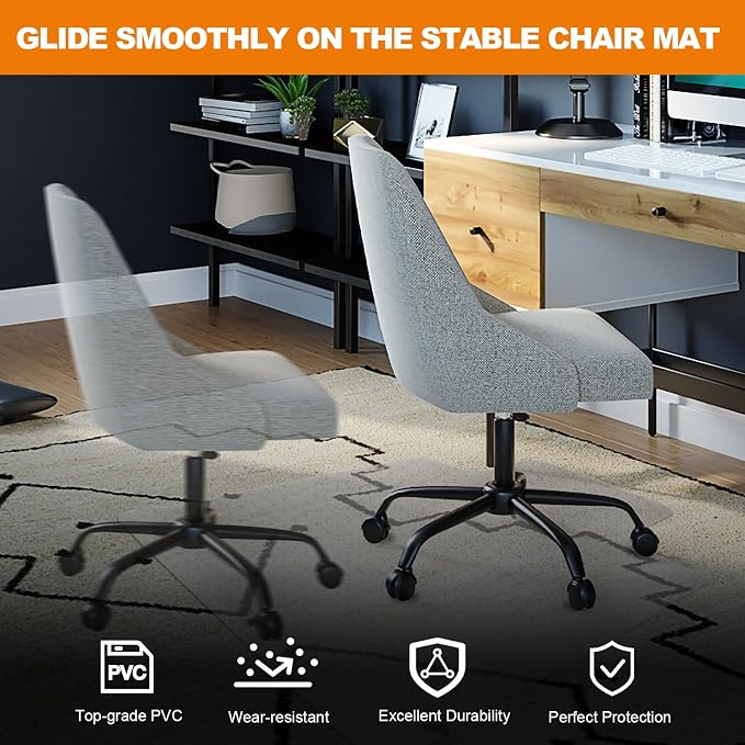 Chair Mat for Carpet- Low Pile Carpet Protector for Office Gaming Computer Desk - Image 4