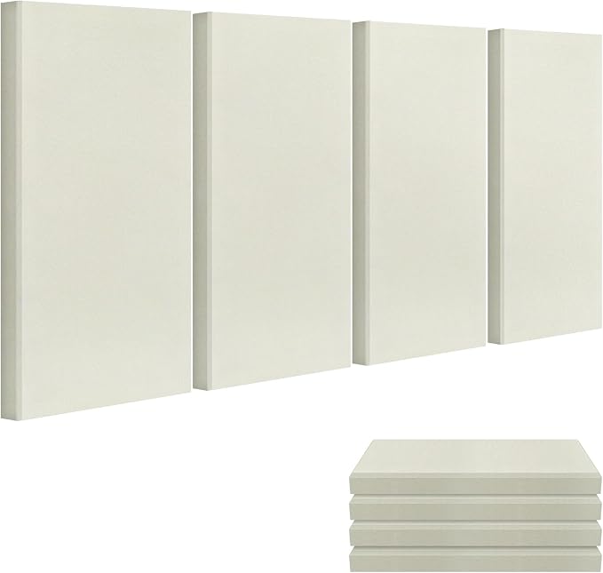 23.62" X 11.81" X 2" Fiberglass Wall Panel, 4 Pack Acoustic Panels, Acoustic by UMIACOUSTIC