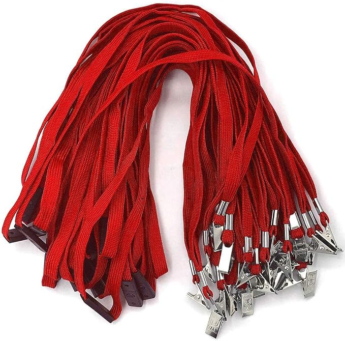 Bird Fiy Lanyards Breakaway Bulk Red Lanyards Neck Flat Safety Badge Lanyard by BirdFiy