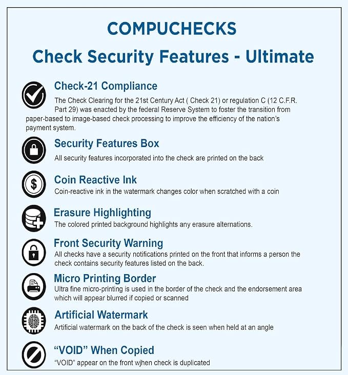 Compuchecks Top Blank Check Paper - Image 5