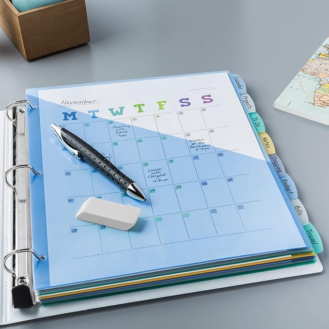 Avery Write & Erase Pocket Plastic Dividers - Image 8