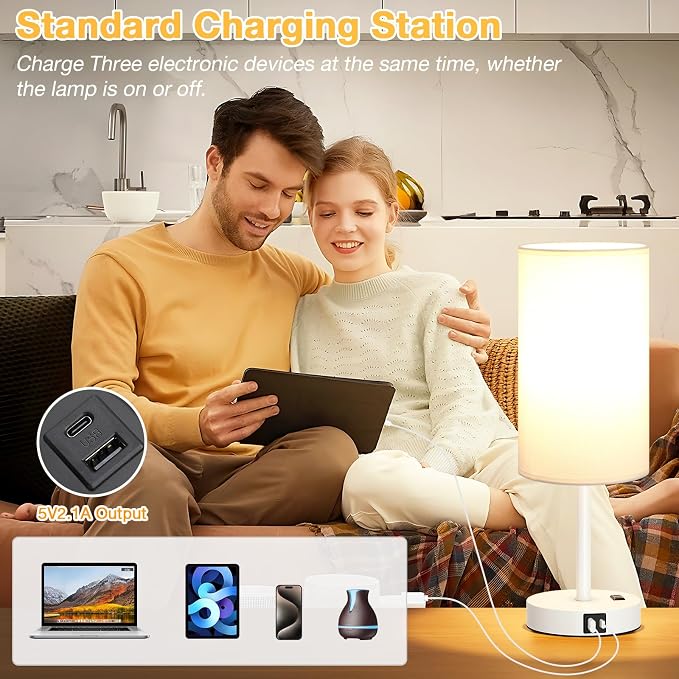 Dicoool Touch Bedside Table Lamp - Image 4