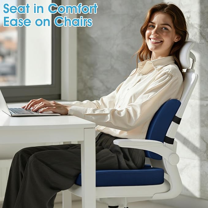 CushZone Seat Cushion, Lumbar Support Pillow - Image 8