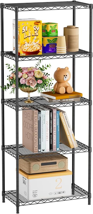 Golpart 5 Tier Adjustable Storage Shelves Heavy Duty Metal Utility Shelf 500LBS - Image 9