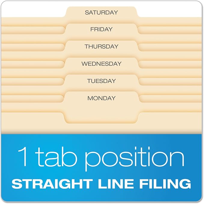 Pendaflex File Folders, Letter Size, 1/3 Cut - Image 3