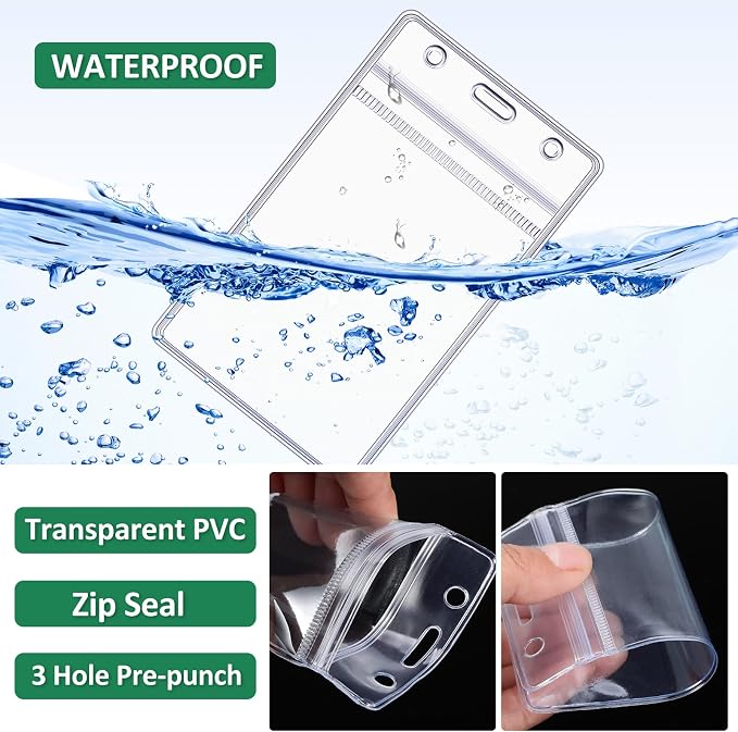 Marspark 20 Pcs ID Badge Holder - Image 4