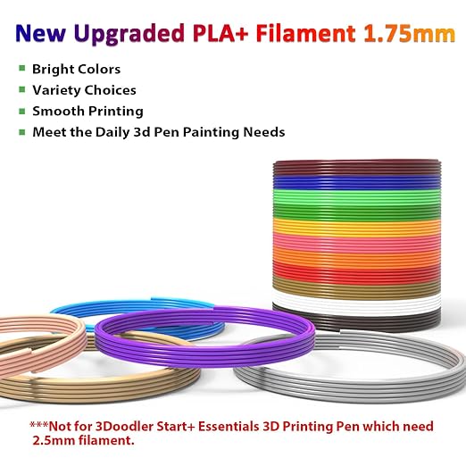 16-Color 320ft PLA 3D Pen Filament Refills - Image 3