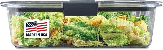 Rubbermaid Brilliance Large Food Storage Container, 9.6 Cup, Leak-Proof by Unknown