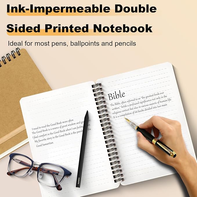 4 PCS Spiral Notebook, Spiral Journal Notebook, Notebooks - Image 5