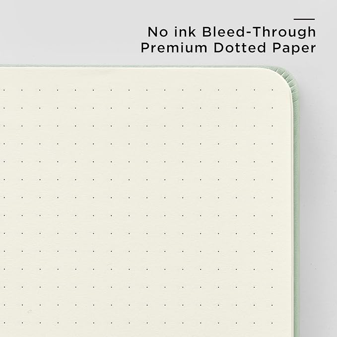 &And Per Se Dotted Journal Notebook, A5 Hardcover Aesthetic Dotted Notebook – - Image 4