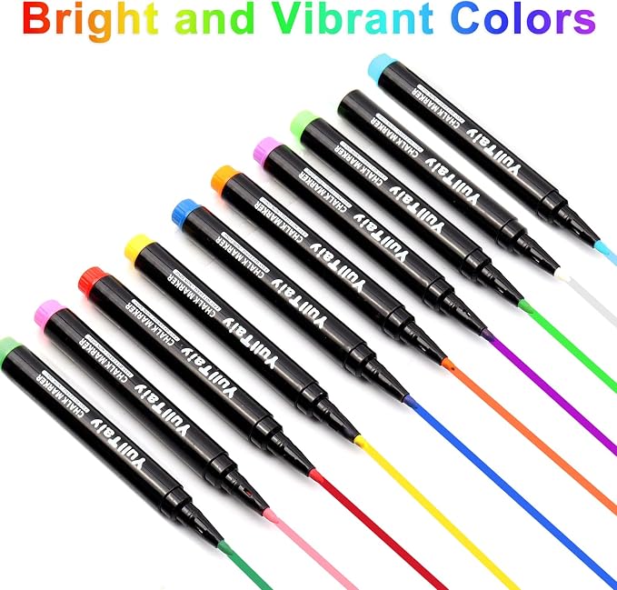 Liquid Chalk Markers for Acrylic Calendar Planning Board, Dry Erase Board - Image 2