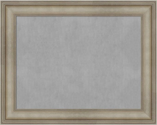 Amanti Art Silver Framed Magnetic Board 23x29 Medium Vision Board by AmantiArt