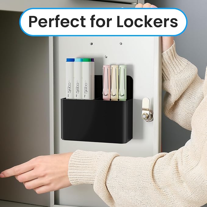 First-zgel 3 Pack Magnetic Dry Erase Marker Holder, Wall Pen Holder - Image 6