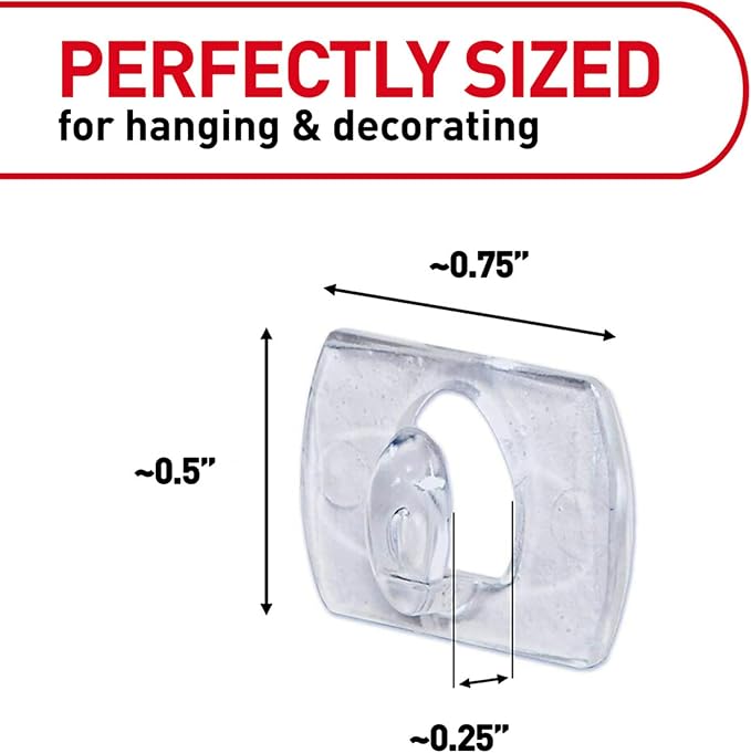 Command Indoor Mini Light Clips, Damage Free Hanging Christmas Lights, Mini - Image 2