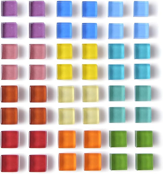 Mymazn 48 Pack Glass Refrigerator Magnets by Mymazn
