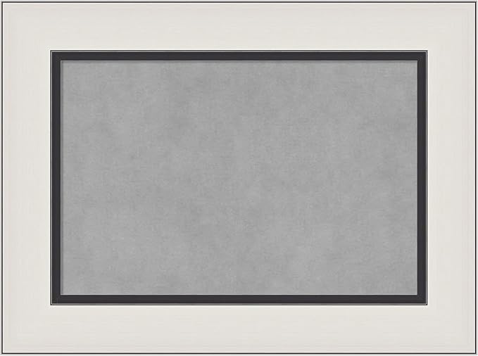 Amanti Art Silver Framed Magnetic Board 18x24 Small Vision Board by AmantiArt