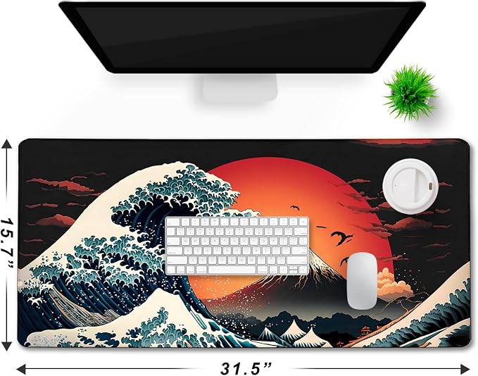 Big Mouse Pad, Upgrade Durable 31.5"x15.7" Larger Extended Mouse Pad - Image 6