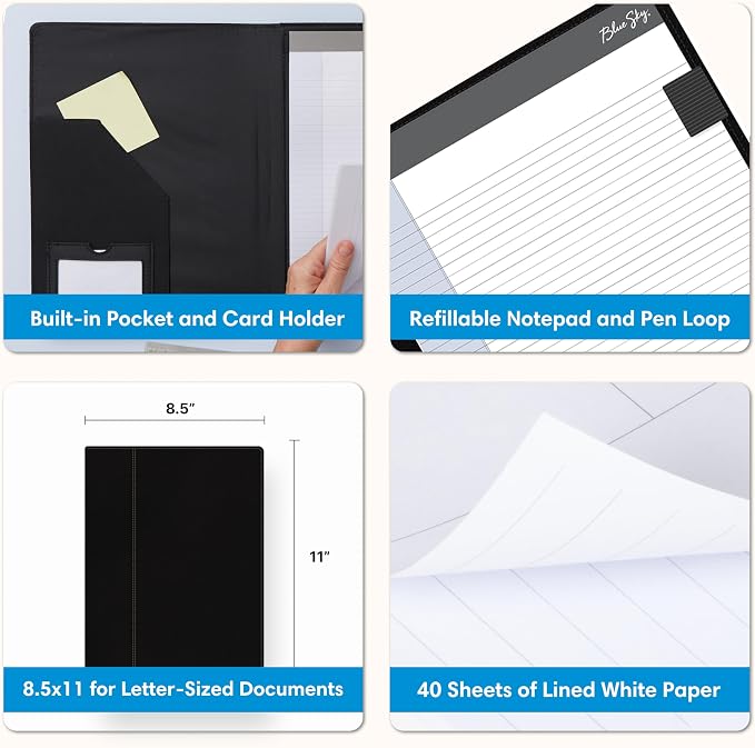 Blue Sky Professional Padfolio: Comprehensive Portfolio and Efficient Document - Image 5
