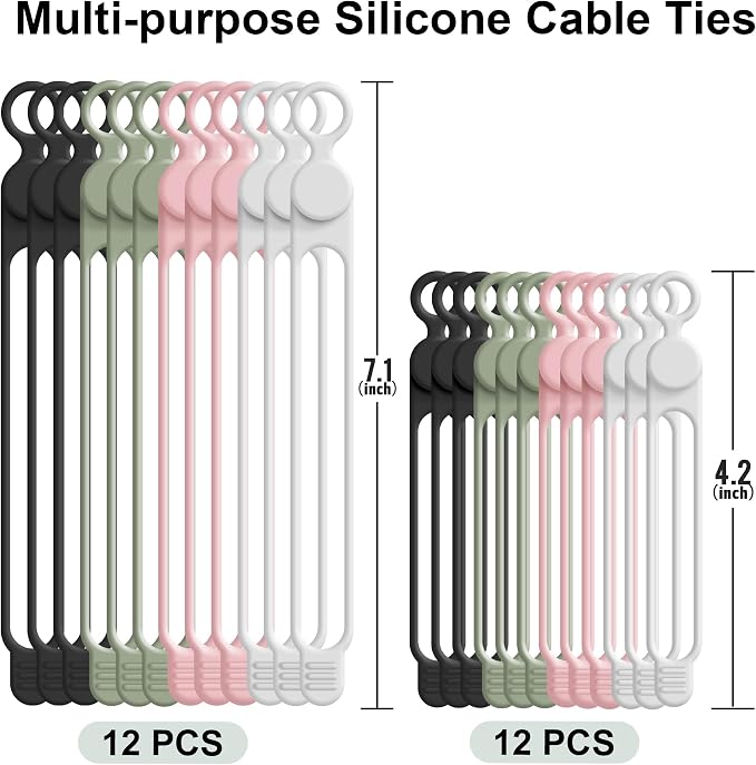 Silicone Cable Ties Cord Organizer - Image 6