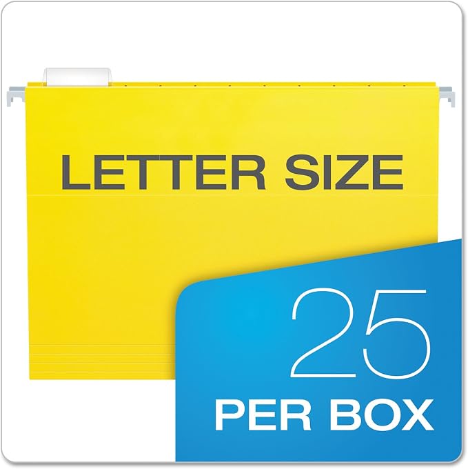 Pendaflex 81606EE Recycled Hanging Folders, Letter Size, 1/5 Cut - Image 4