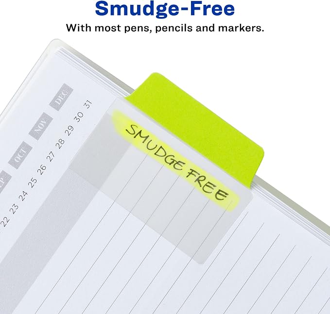 Avery Multiuse Ultra Tabs, 2-Side Writable, Neon Pink/Green/Orange, 24 - Image 4