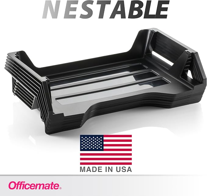 Officemate Recycled Desk Tray, Side Load, 15 1/8 x 8 7/8 x 15 - Image 3