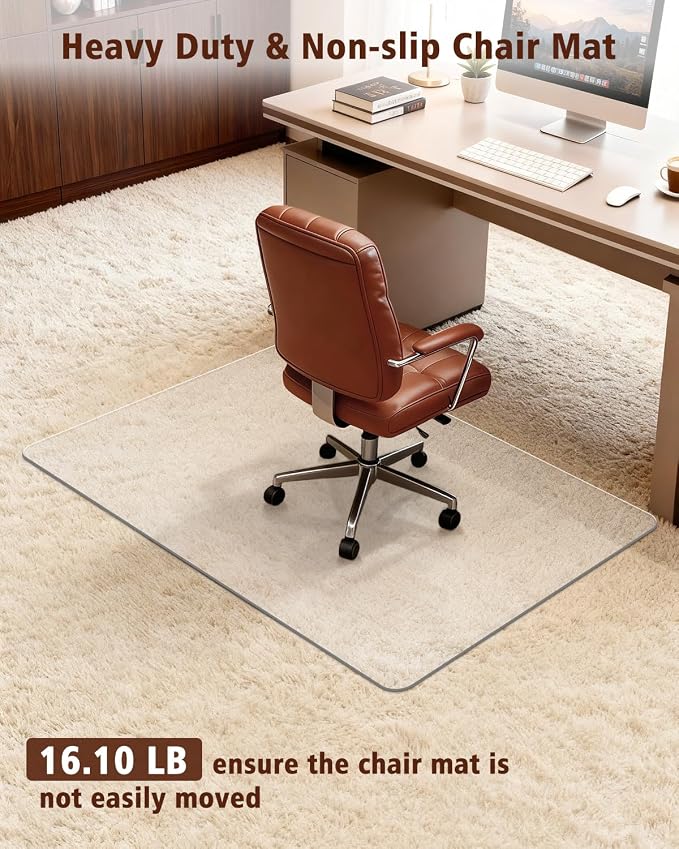 Soimeat Hard Frosted Office Chair Mat - Image 3