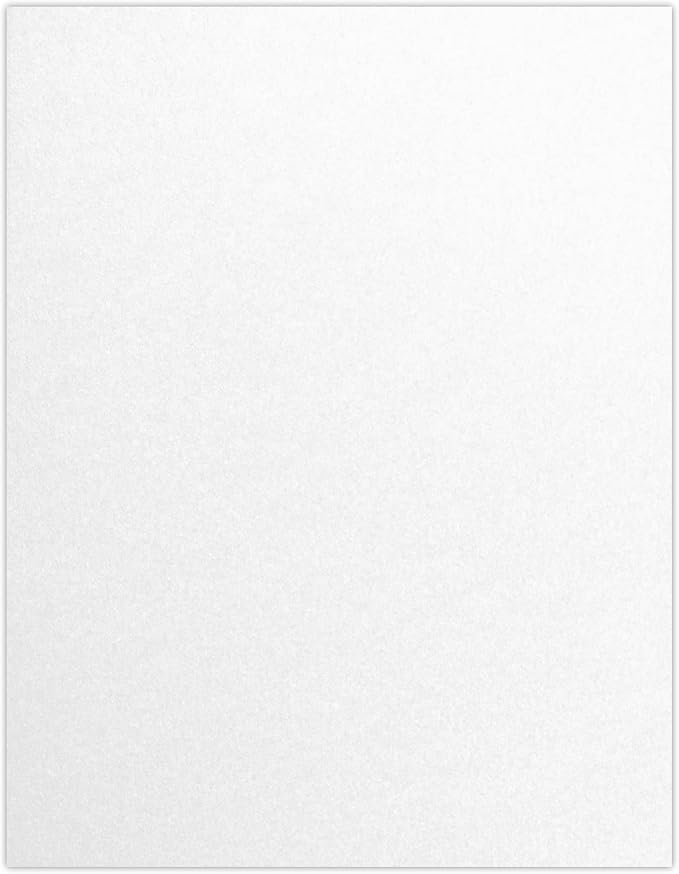LUXPaper 8.5" x 11" Cardstock | Letter Size | Crystal Metallic | 105lb. Cover | by LUXPaper