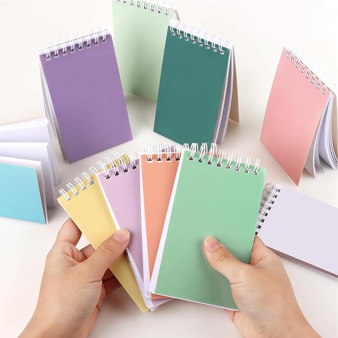 Hooqict 24 Pack Pocket Notebook Small Spiral Notepad Mini Journal Notebooks - Image 9