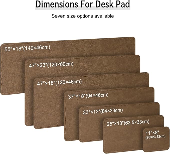 Imitation Crazy Horse Leather Desk Mat - Image 9