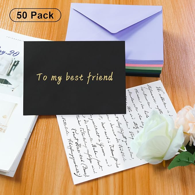 50 Pack A7 Envelopes, 5.24 x 7.24 in Envelopes - Image 4