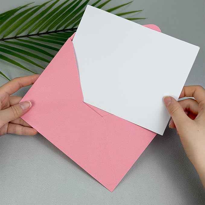 50 PCS Pink Colorful A7 Envelopes - Image 5